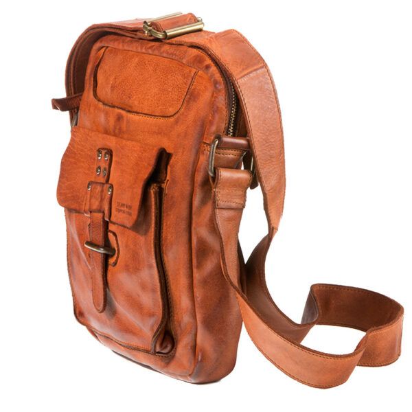 Bolso STAMP · Bandolera Grande · Piel Lavada · Coleccion Atlas