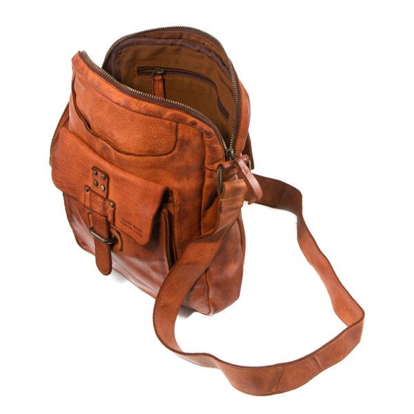 Bolso STAMP · Bandolera Grande · Piel Lavada · Coleccion Atlas