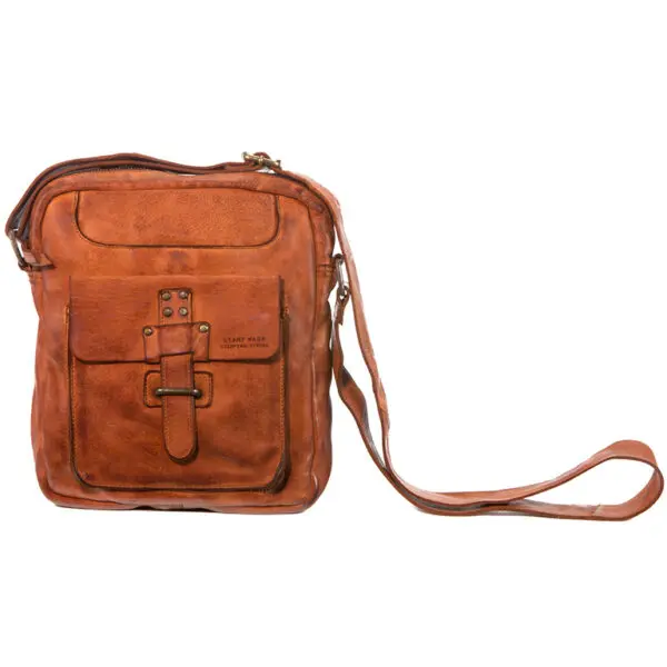 Bolso STAMP · Bandolera Grande · Piel Lavada · Coleccion Atlas