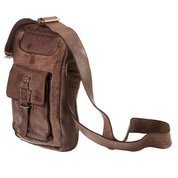 Bolso STAMP · Bandolera Grande · Piel Lavada · Coleccion Atlas