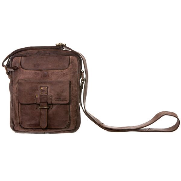 Bolso STAMP · Bandolera Grande · Piel Lavada · Coleccion Atlas