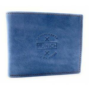 Cartera billetera de hombre en piel de la marca Munich con monedero