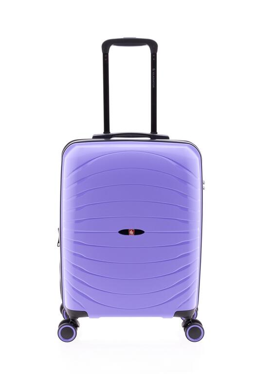 Maleta GLADIATOR · Trolley pequeño CABINA · Modelo Kick-Off S 50cm · Polipropileno - LILA
