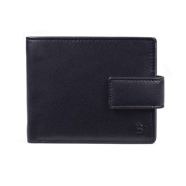 Cartera MIGUEL BELLIDO · Billetero con Monedero · En Piel · RFID · Color Negro