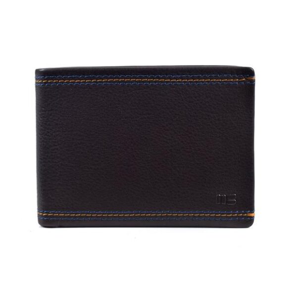 Cartera MIGUEL BELLIDO · Billetero con Monedero · En Piel · RFID · Color Negro