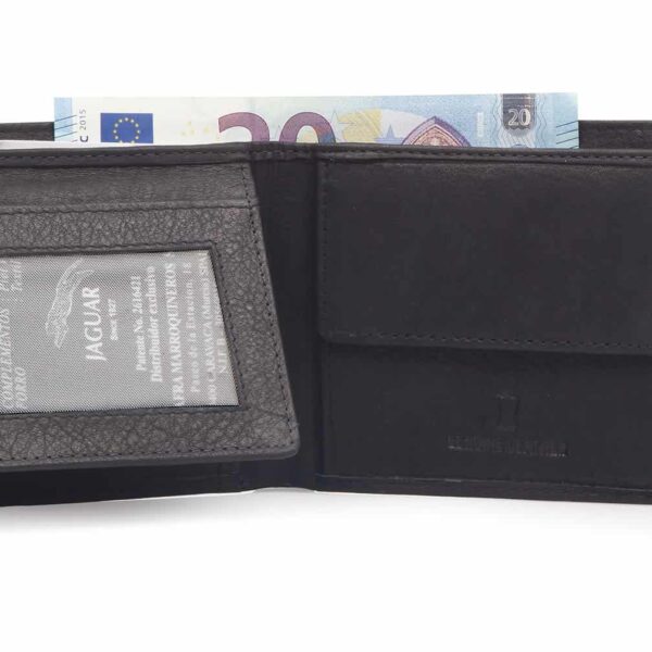 Cartera hombre de piel con monedero