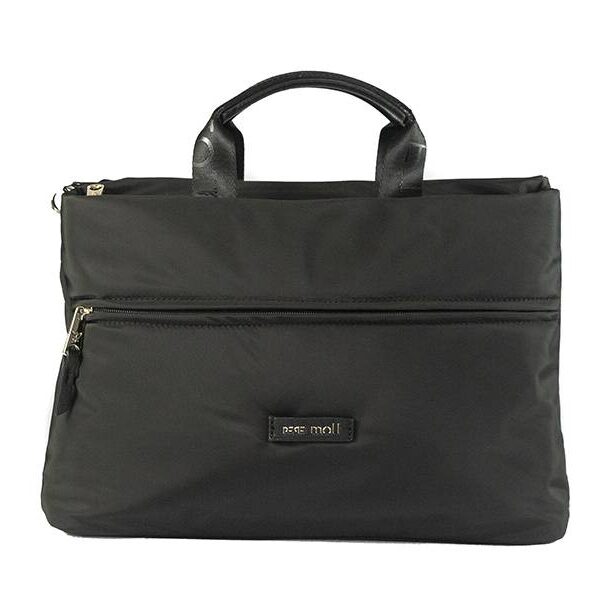 Bolso PEPE MOLL · NYLON · Bandolera Mediana y Vegana · Color Negro