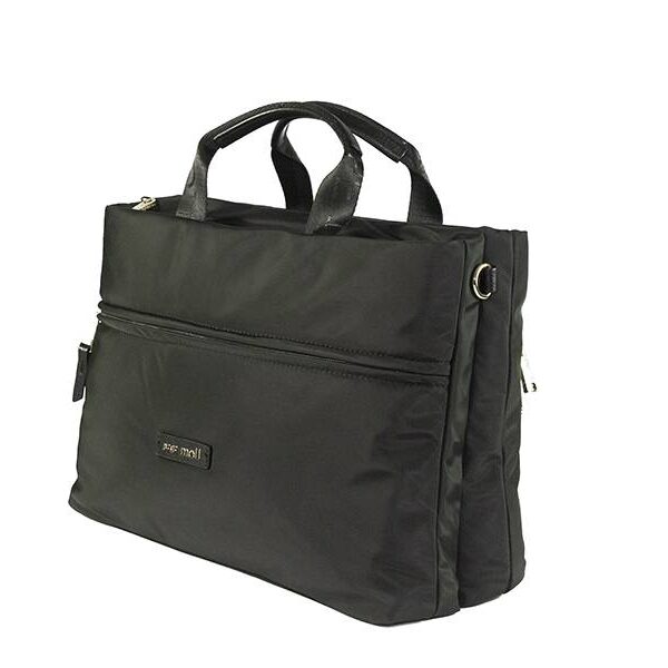 Bolso PEPE MOLL · NYLON · Bandolera Mediana y Vegana · Color Negro
