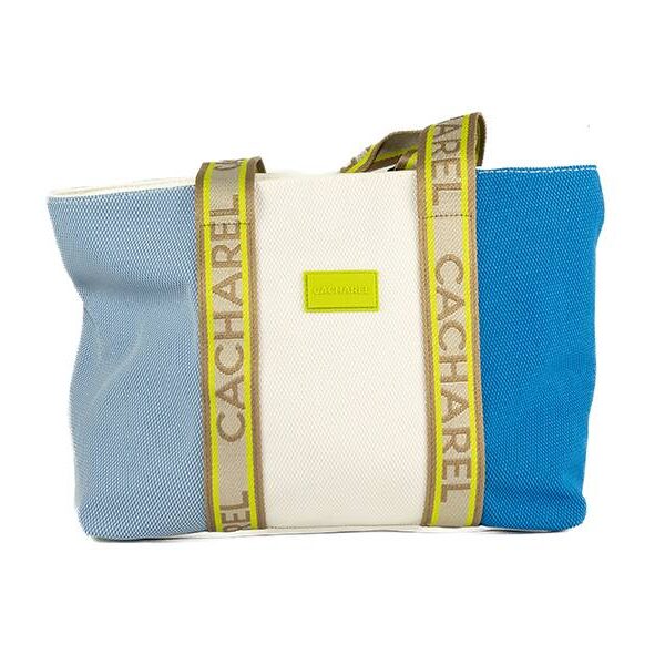 Bolso CACHAREL · Maxi Shopper ·  Dos asas de mano u hombro · Color Sky