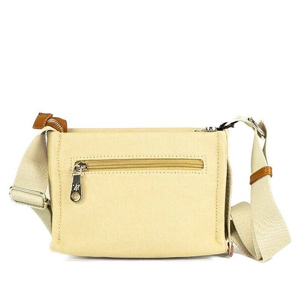 Bolso Pepe Moll · Bandolera pequeña · Color Natural · Coleccion Canvas