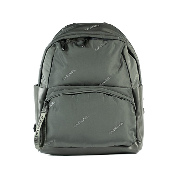 Mochila CACHAREL ·  Mochila Grande · Color Negro y Acero