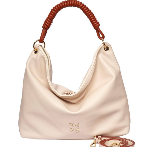 Bolso ROBERT PIETRI · Hombro y Bandolera grande · Coleccion Sandalo · Color Beige
