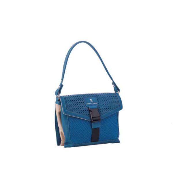 Bolso ROBERT PIETRI · PUMA · Banderola con Bolsillo Trasero · Color Azul y Beige