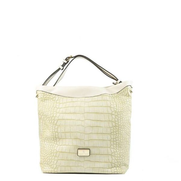 Bolso ROBERT PIETRI · Banderola con Imitación Coco · Color Beige