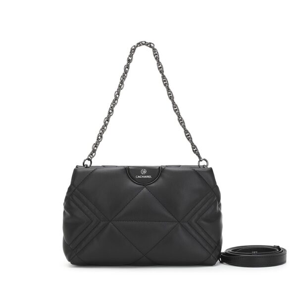 Bolso CACHAREL · Bandolera pequeña · Asa ajustable · Color Negro