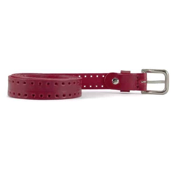 Cinturon ACQ de Mujer en Piel Picado · Ancho 20mm