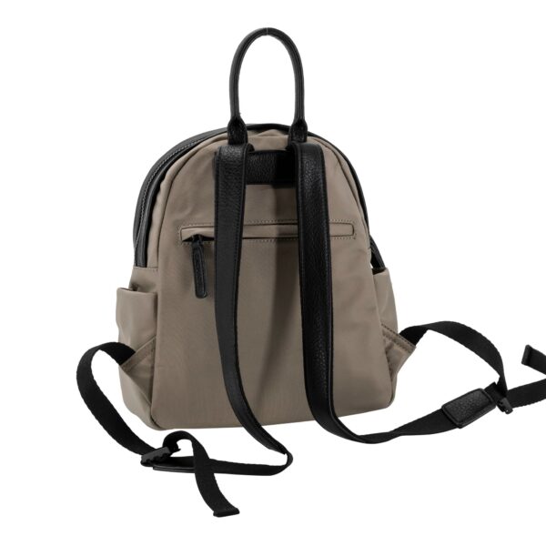 Mochila CACHAREL ·  Mochila mediana · Color Negro, Taupe y Forest
