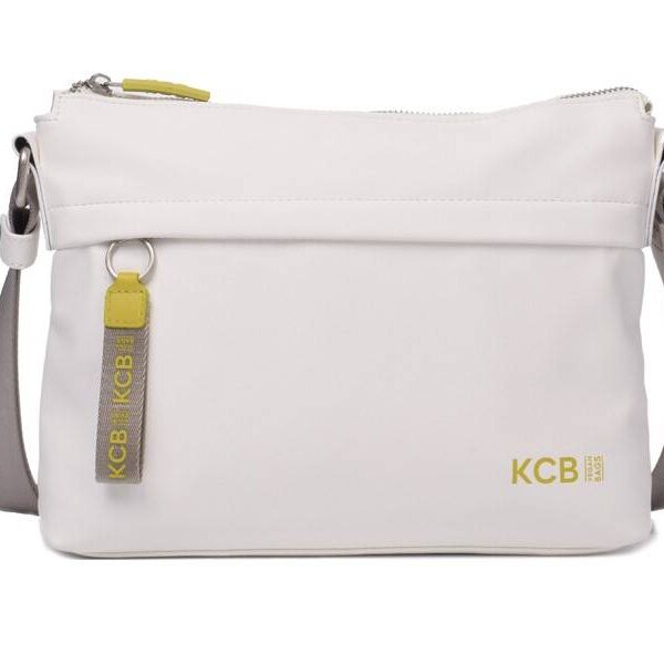Bolso bandolera KCB · Bandolera pequeña · Color Blanco y Negro · Coleccion Fluo · VEGAN