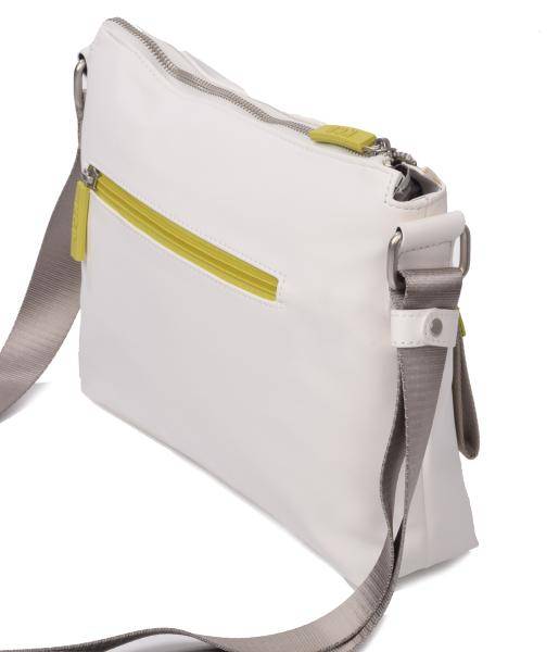 Bolso bandolera KCB · Bandolera pequeña · Color Blanco y Negro · Coleccion Fluo · VEGAN