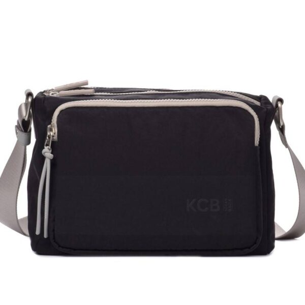 Bolso bandolera KCB · Bandolera mediana · Color Negro · Coleccion Wide · VEGAN