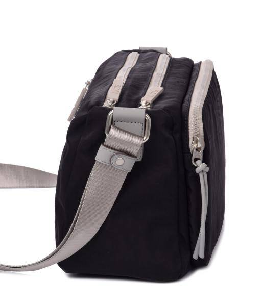 Bolso bandolera KCB · Bandolera mediana · Color Negro · Coleccion Wide · VEGAN