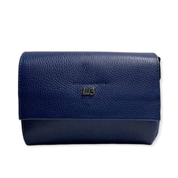 Bolso LB MANUEL GALLARDO · Bandolera Mujer en Piel · Color Azul