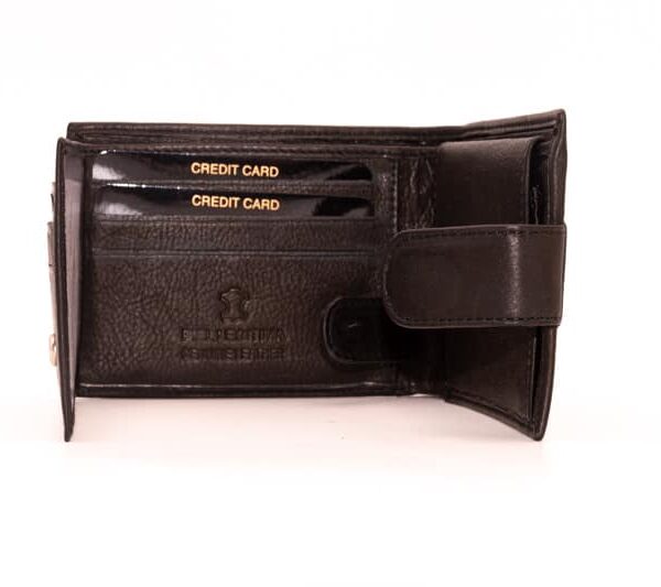 Cartera JAGUAR · Billetero Tarjetero con monedero · En Piel Vacuno · Sistema RFID · 9 Tarjetas