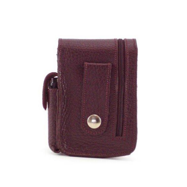 Pitillera ACQ · Pitillera en Piel · Cremallera Exterior · Bolsillo lateral · Fabricado en España