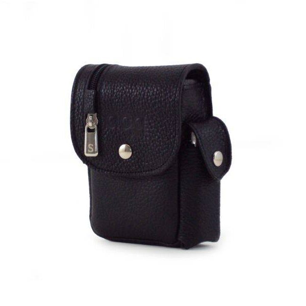 Pitillera ACQ · Pitillera en Piel · Cremallera Exterior · Bolsillo lateral · Fabricado en España