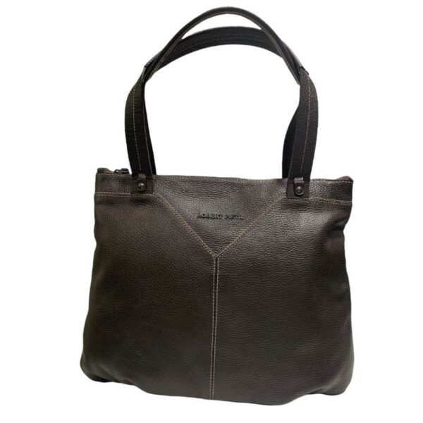 Bolso con dos asas de piel Robert Pietri