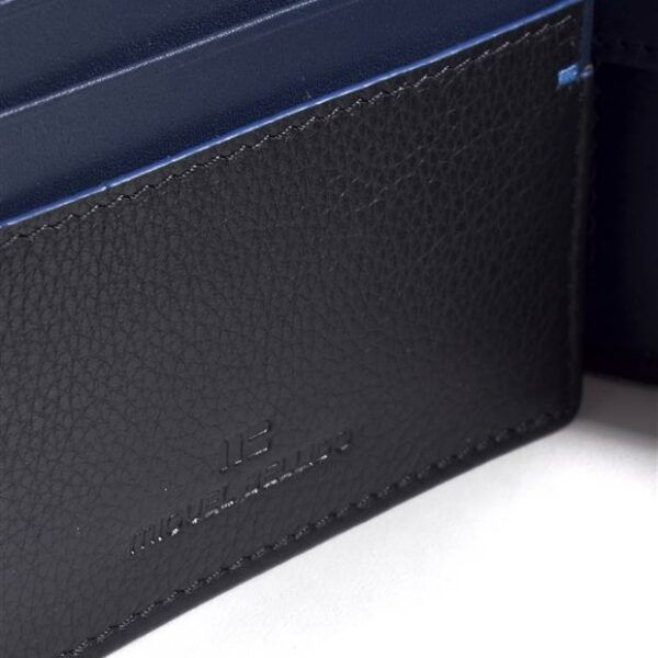 Cartera MIGUEL BELLIDO · Billetero con Monedero · En Piel · RFID · Color Negro y Marrón