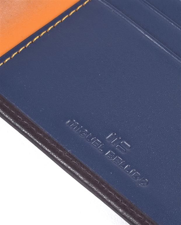 Cartera MIGUEL BELLIDO · Billetero sin Monedero · En Piel · RFID · Color Negro