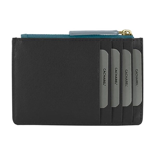 Monedero CACHAREL · Tarjetero monedero · En Piel · Combinado colores