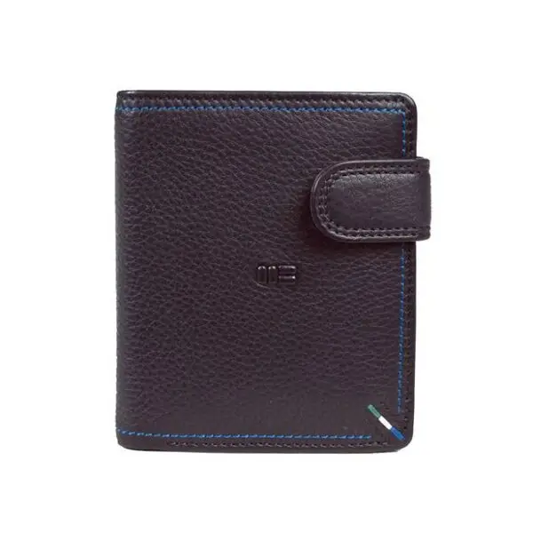 Cartera MIGUEL BELLIDO · Billetero con Monedero Exterior · En Piel · RFID · Color Negro y Marrón