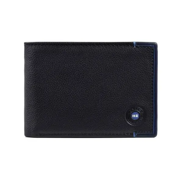 Cartera MIGUEL BELLIDO · Billetero con Monedero · En Piel · RFID · Color Negro y Marrón