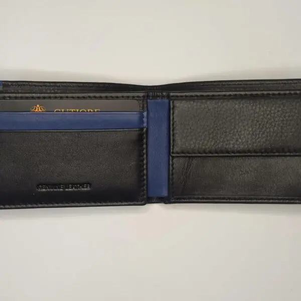 Cartera GUTIORE · Billetero con Monedero · En Piel · RFID · Formato americano (horizontal)