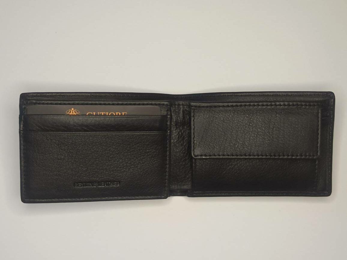 Cartera GUTIORE · Billetero con Monedero · En Piel · RFID · Formato americano (horizontal)