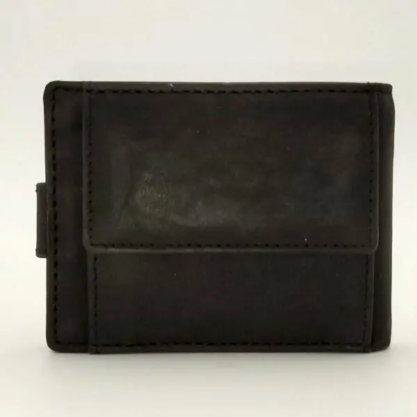Cartera JAGUAR · Billetero Tarjetero con monedero exterior · En Piel Ovino · Sistema RFID · 12 Tarjetas