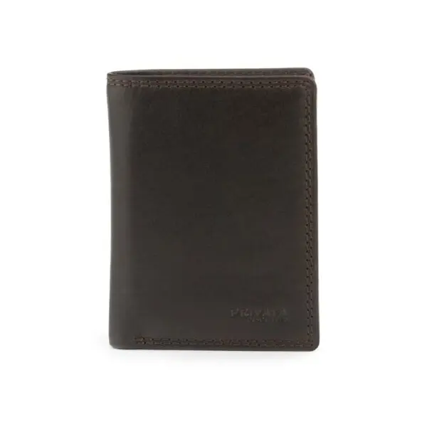 Cartera PRIVATA · Billetero sin Monedero · En Piel vacuno · Sistema RFID · Formato vertical