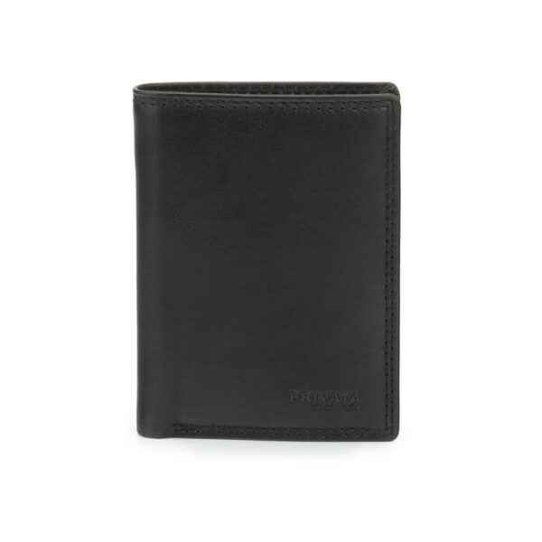 Cartera PRIVATA · Billetero sin Monedero · En Piel vacuno · Sistema RFID · Formato vertical