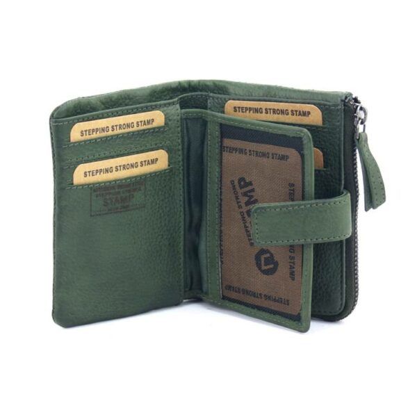 Billetero STAMP · Para mujer · En PIEL Lavada · Pequeño con monedero · RFDI · Coleccion Arco
