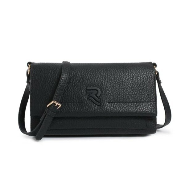 Bolso ROBERT PIETRI · Bolso bandolera mediano · Con solapa · Coleccion Samba · Color Negro