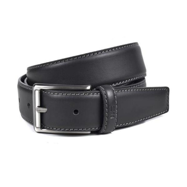 Cinturón Miguel Bellido · Piel Legitima · Hombre · Ancho 32mm - NEGRO