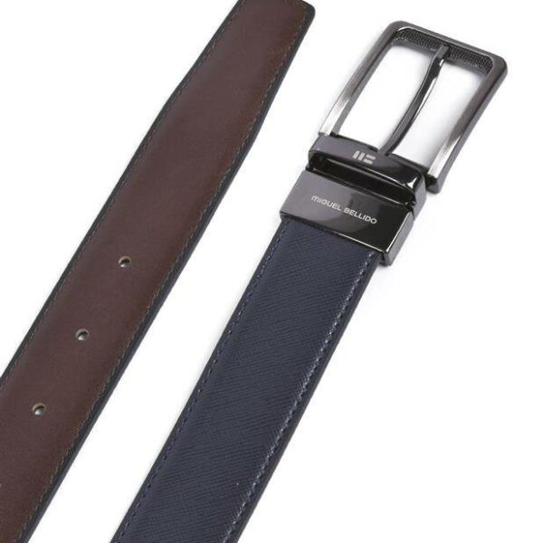 Cinturón Miguel Bellido · Piel Legitima · Hombre · Reversible · Ancho 32mm