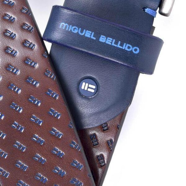 Cinturón de piel de caballero de la marca Miguel Bellido de 35mm de ancho