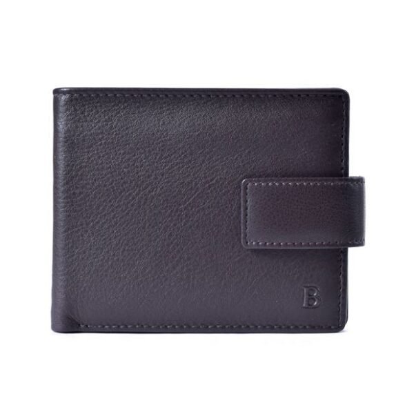 Cartera MIGUEL BELLIDO · Billetero con Monedero · En Piel · RFID · Color Negro