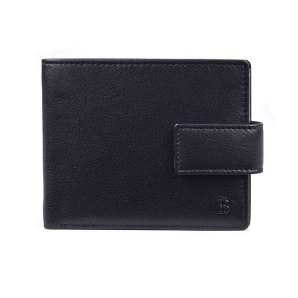 Cartera MIGUEL BELLIDO · Billetero con Monedero · En Piel · RFID · Color Negro