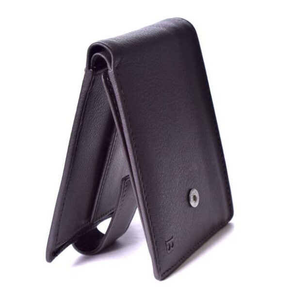 Cartera MIGUEL BELLIDO · Billetero con Monedero · En Piel · RFID · Color Negro