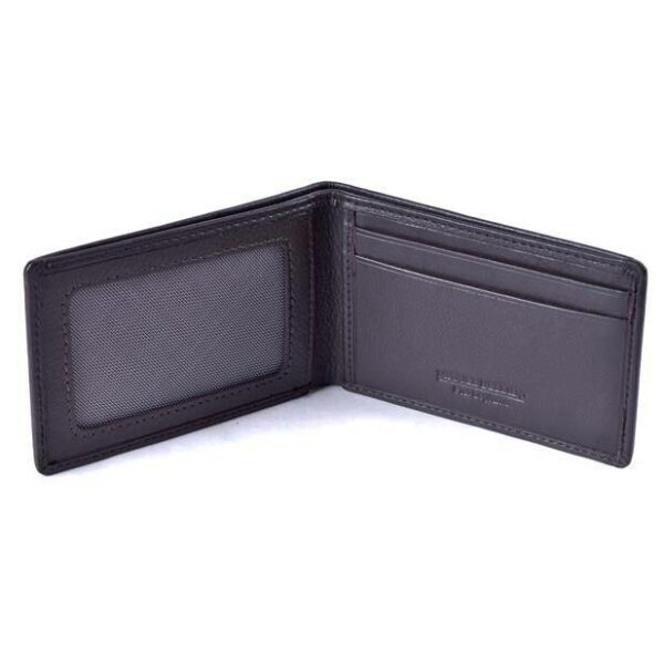 Cartera billetero de hombre de la marca Miguel Bellido en piel sin monedero en color negro.
