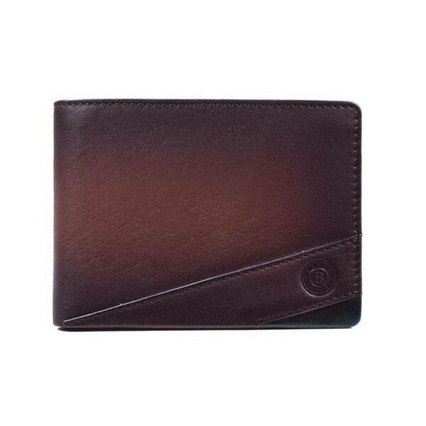 Cartera billetero de hombre de la marca Miguel Bellido en piel con monedero color cuero envejecido.